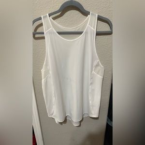 lululemon running tank with mesh detail